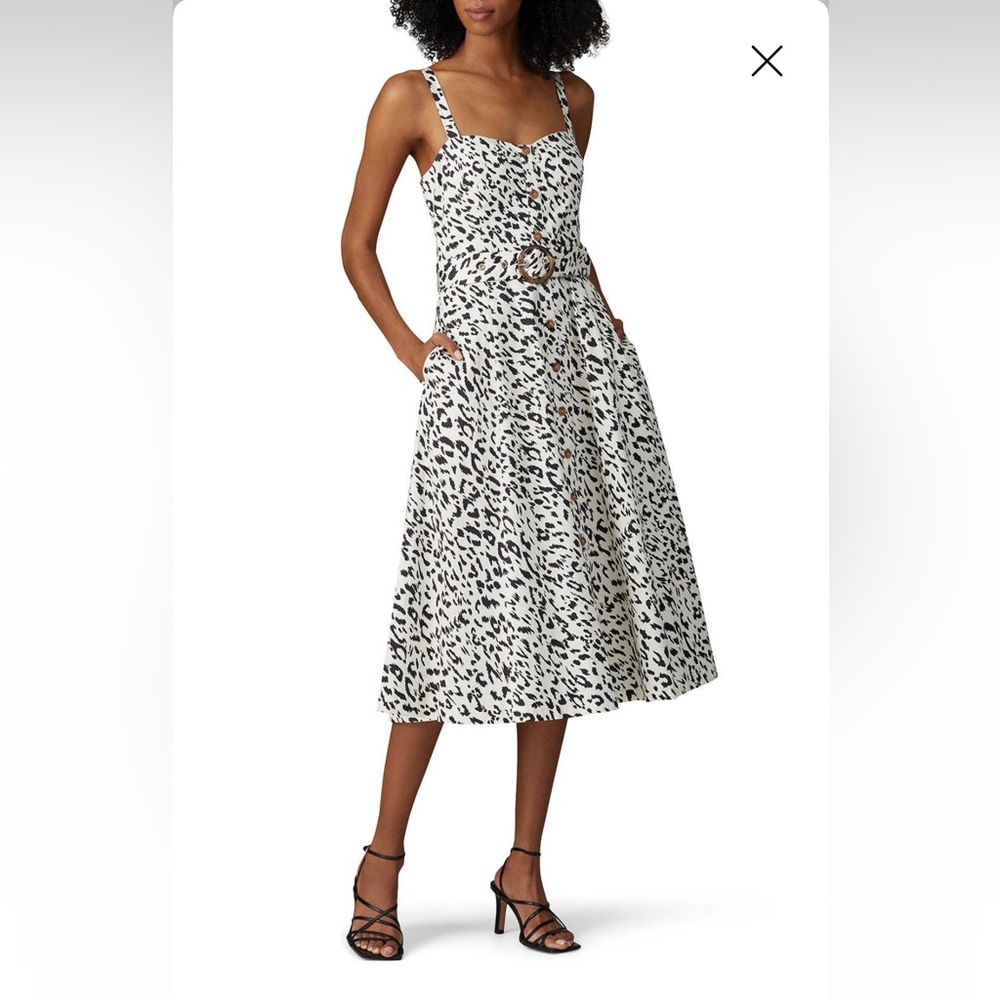 Rachel Roy Leopard Fit And Flare Dress. Size 12